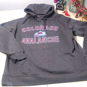 Fanatics Gray Colorado Avalanche Hockey Sweatshirt